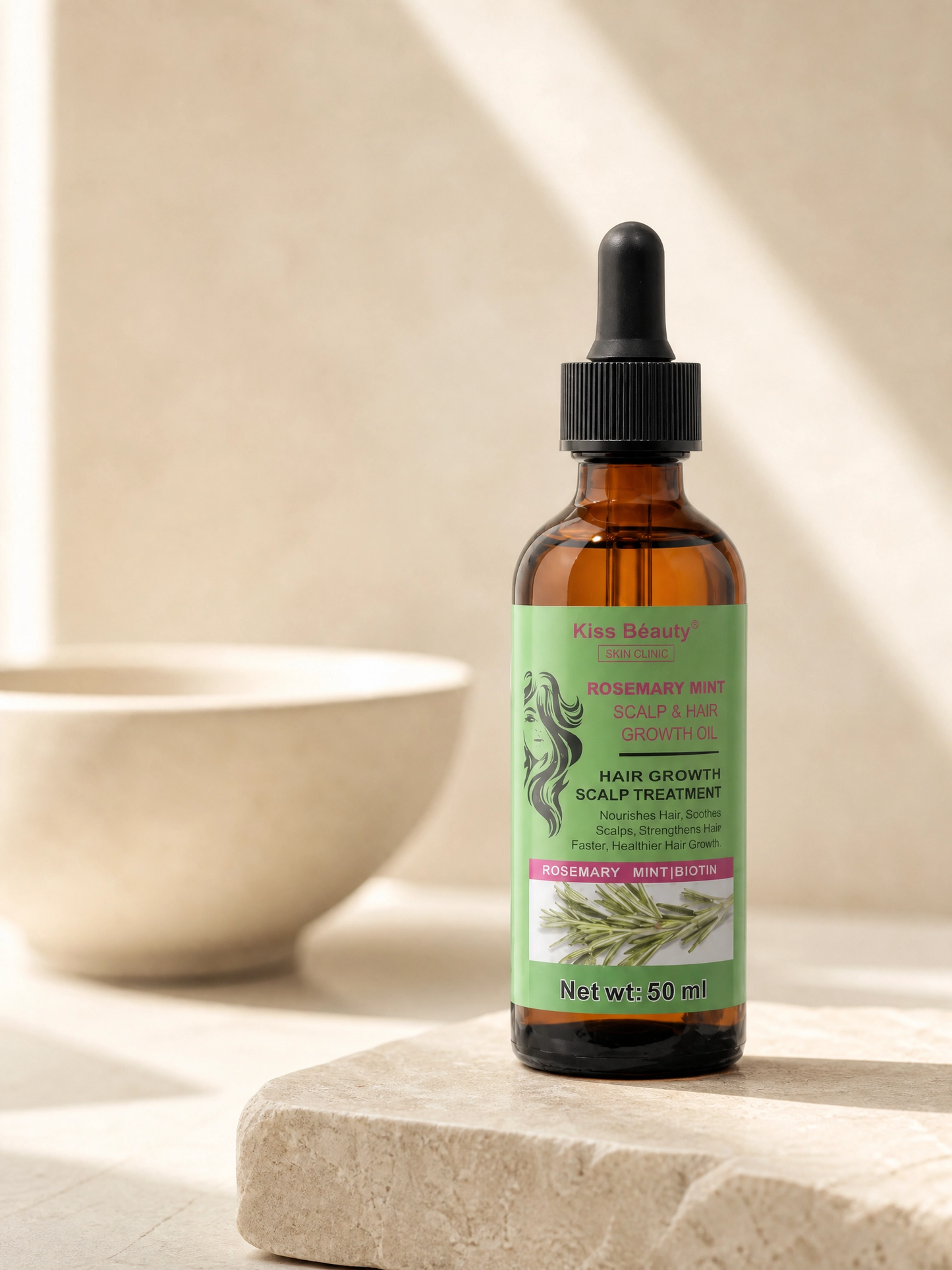 Aceite de Romero y Biotina | Fortalecimiento Capilar